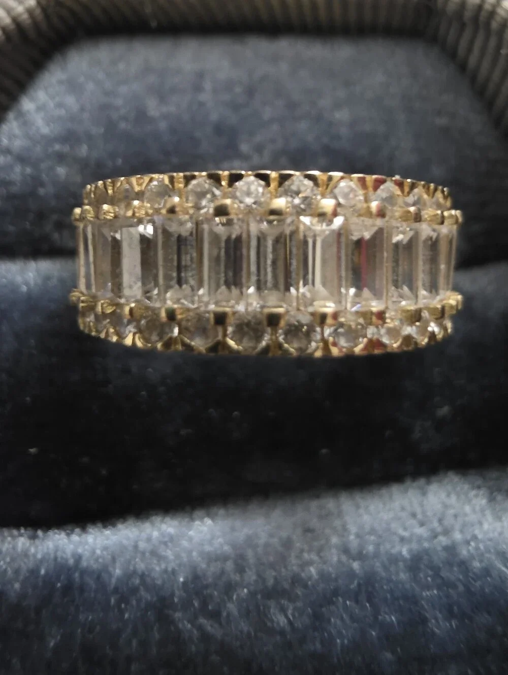 14k CZ Yellow Gold Ring (Vintage)